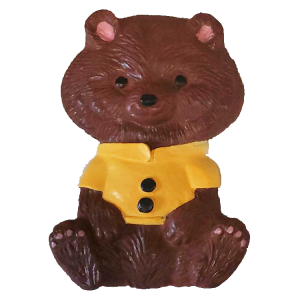Teddy Bear Plaster Painted
