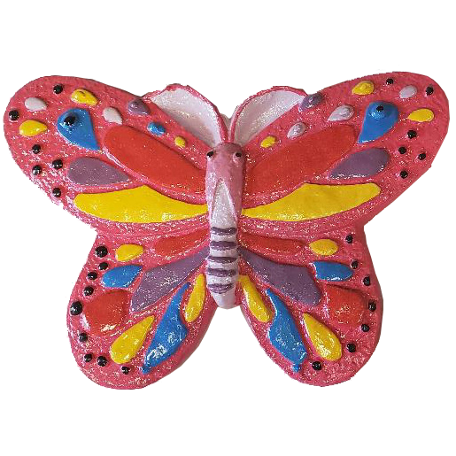 Butterfly Plaster Painted