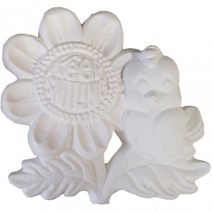 Plaster Paint Flower & Birdie
