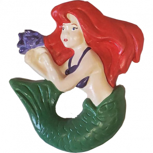 Mermaid Plaster Painted