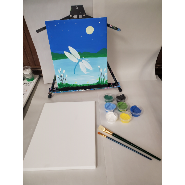 Dragonfly Canvas Art Kit