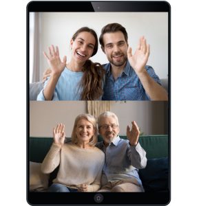 Grandma, Grandpa, Aunt, Uncle Join Virtual Party