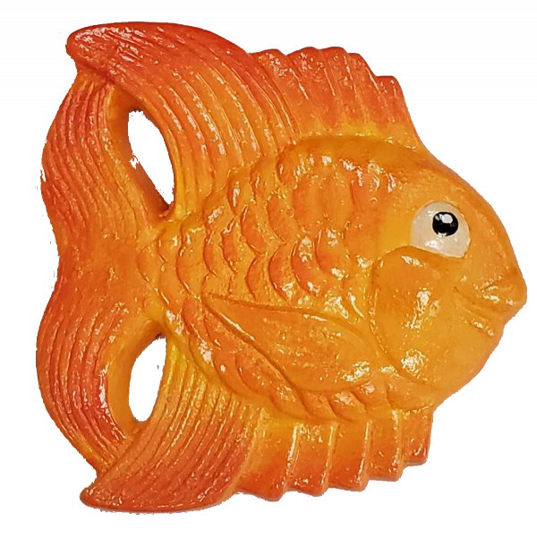 Fish Plaster Painted