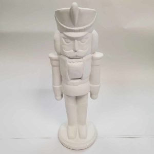 Plaster Paint Nutcracker Statue