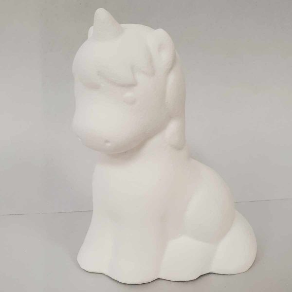 Plaster Paint Unicorn Statue