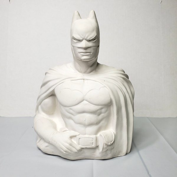 Plaster Paint Bat Hero Statue