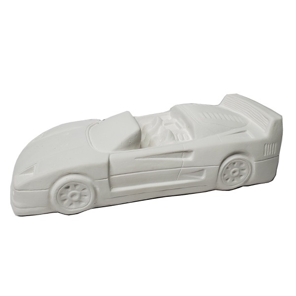 Plaster Paint Car Statue