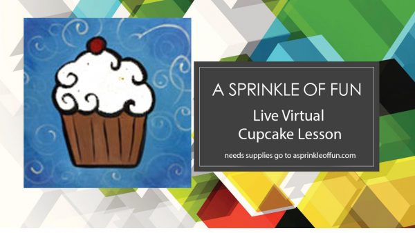 Cupcake Canvas Art Screen BG