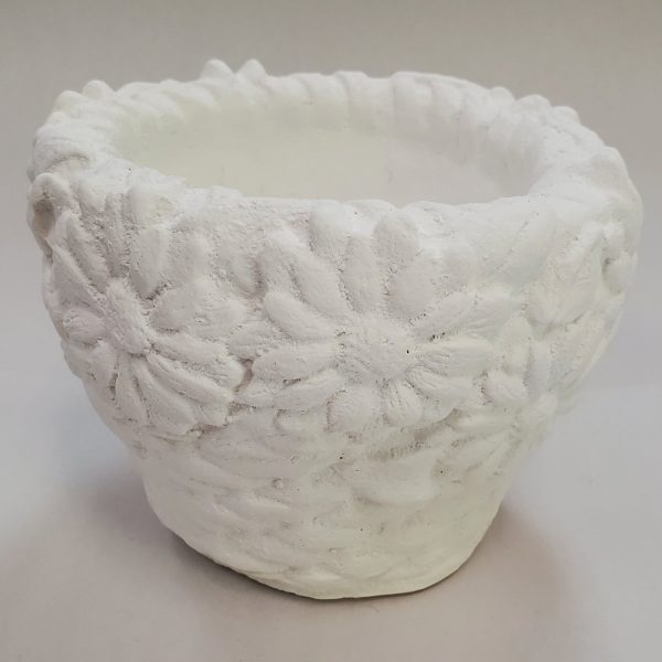 Plaster Paint Flower Pot