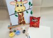 Giraffe Canvas Paint Art Kit