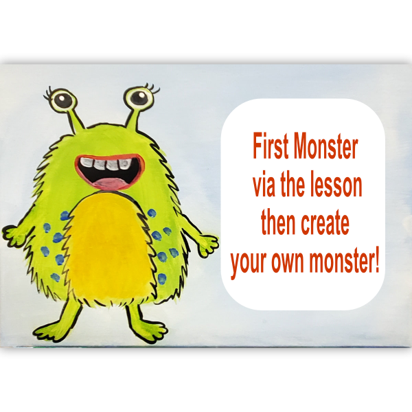 Create a Monster Canvas Art