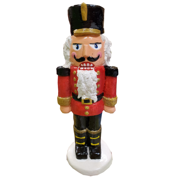 Nutcracker Statue Painted