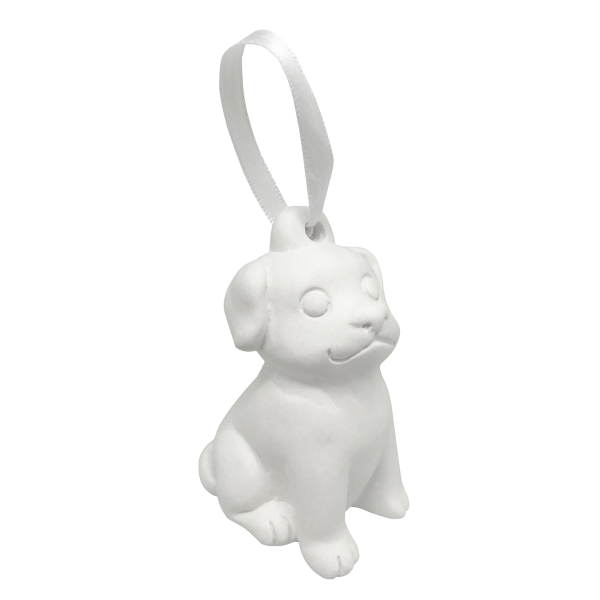 Puppy Dog Plaster Ornament