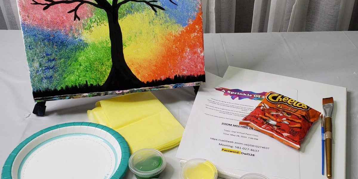 Tissue Paper Canvas Art Kit