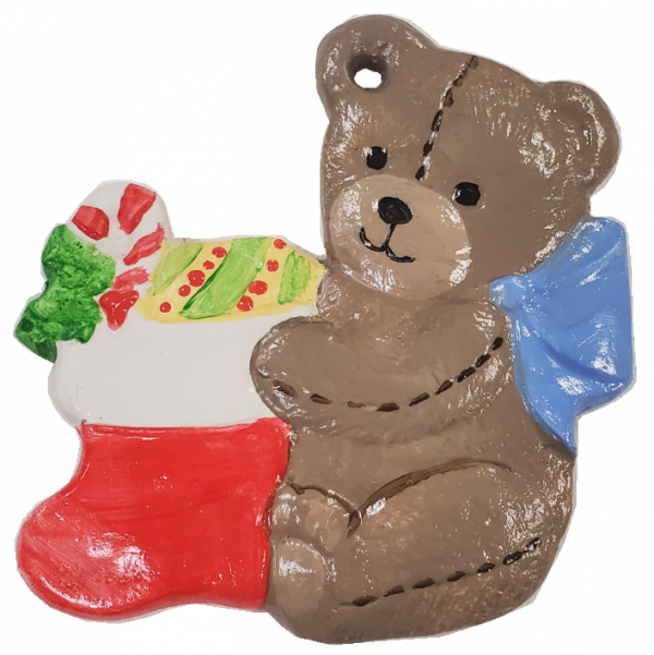 Tedd Bear Christmas Ornament