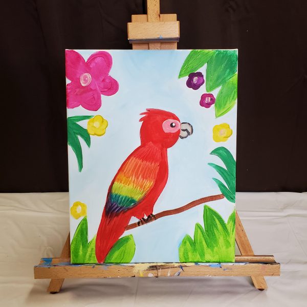 Parrot Canvas Painting