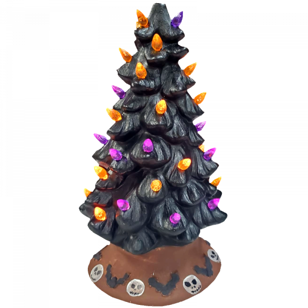 Halloween Light Up Christmas Tree