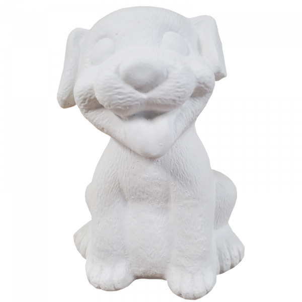 Happy Puppy Statue Plaster Paint Kit