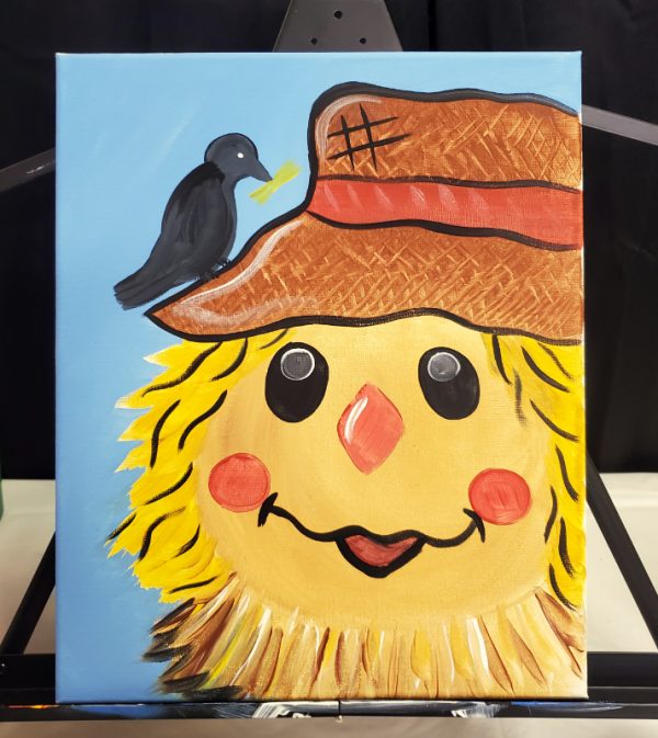 Scarecrow Canvas Paint Lesson