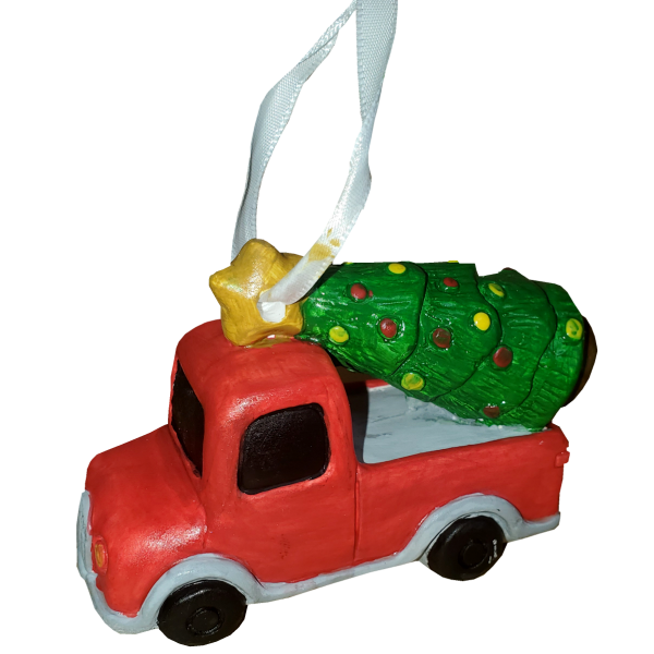 Christmas Tree Truck Ornament