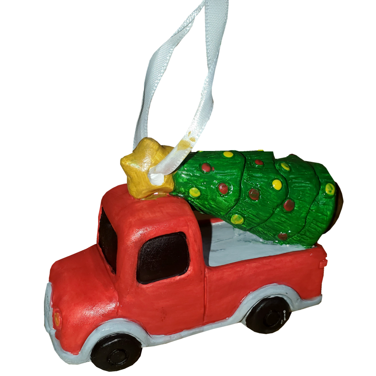 Christmas Tree Truck 3D Ornament A Sprinkle of Fun